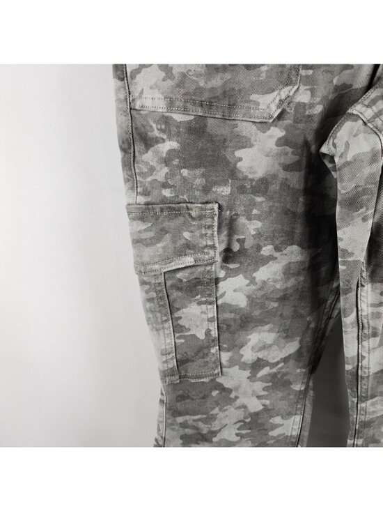 Spanx Pants Womens Large Gray Camo Stretch Twill Ankle Cargo (30x27) 20311Q NWT - Picture 6 of 12